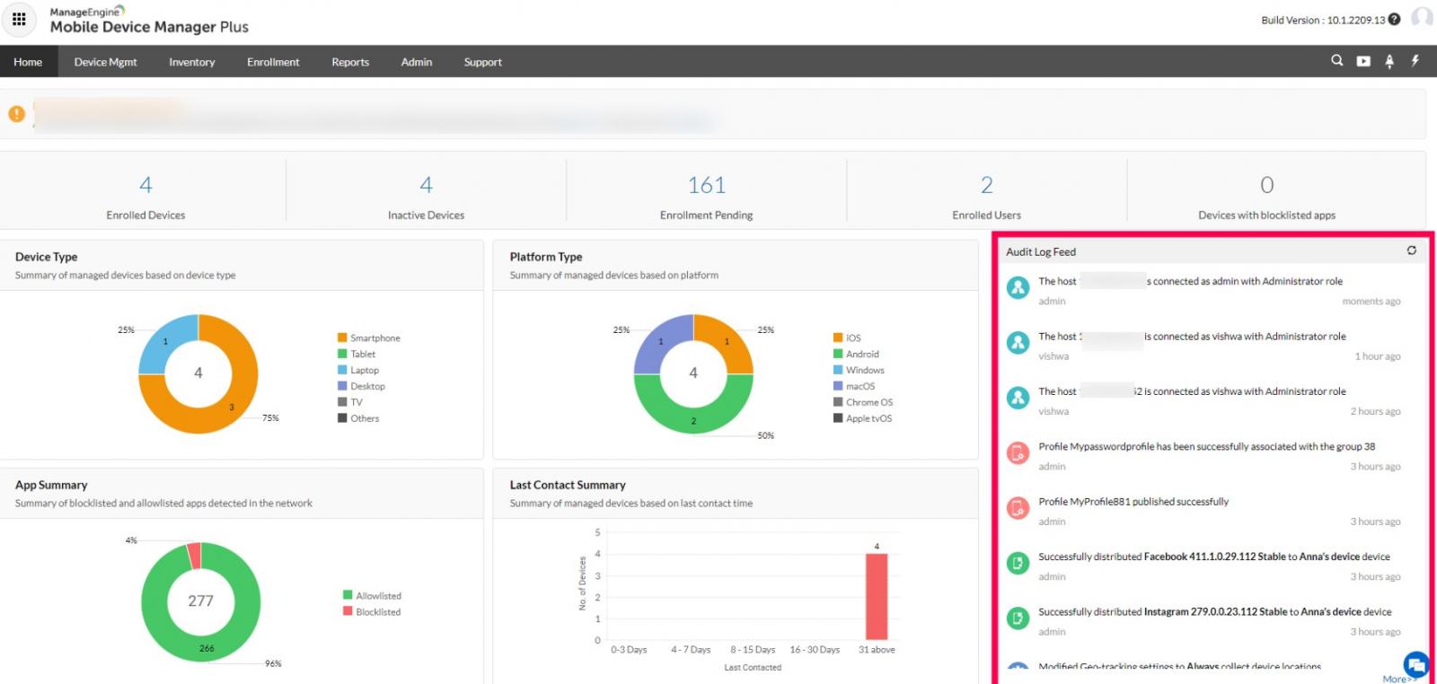 ManageEngine Mobile Device Manager Plus