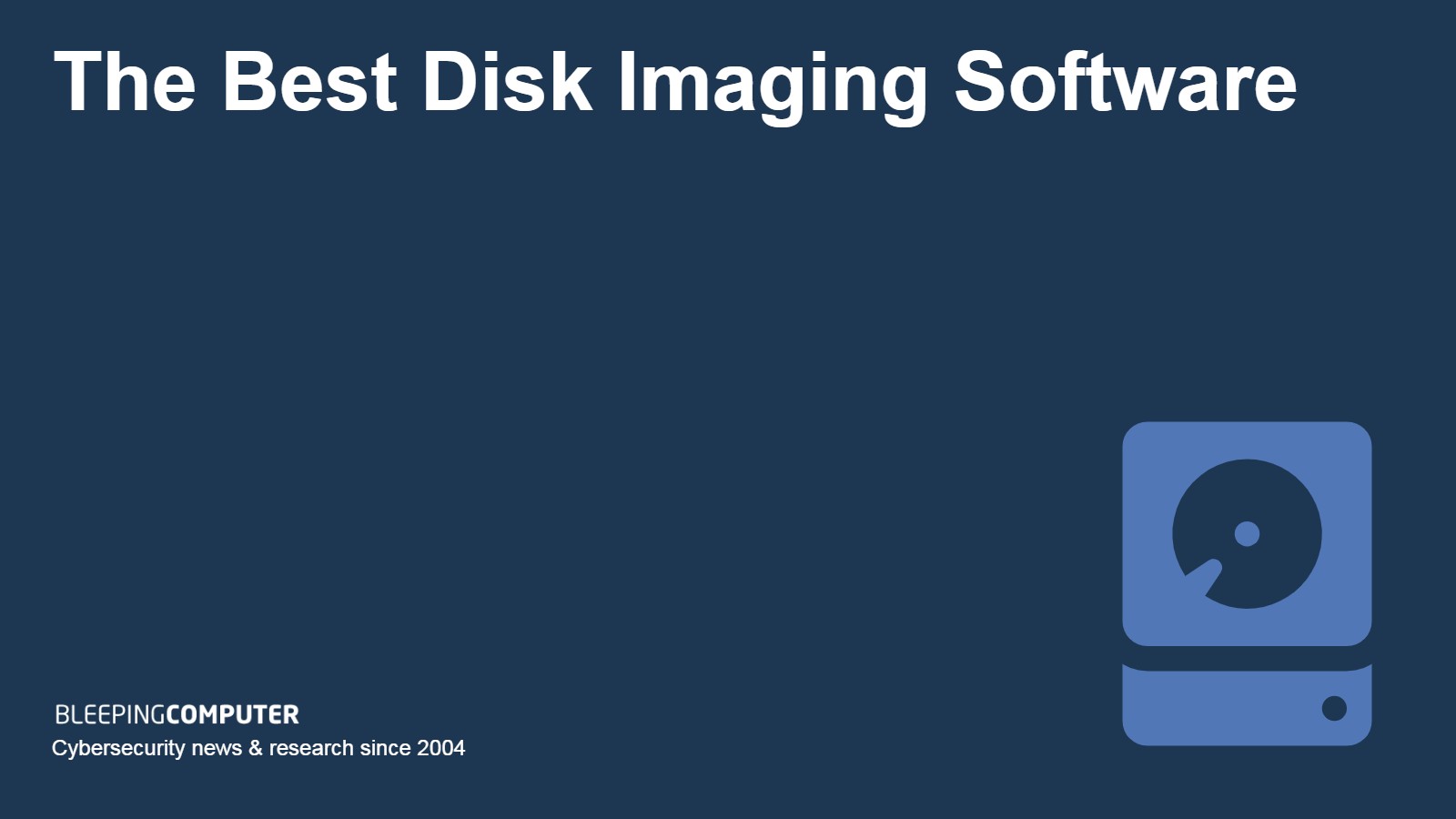 Best Disk Imaging Software